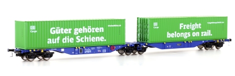 Mehano 28398 - H0 - Containertragwagen Ermewa, DB Cargo, Ep. VI